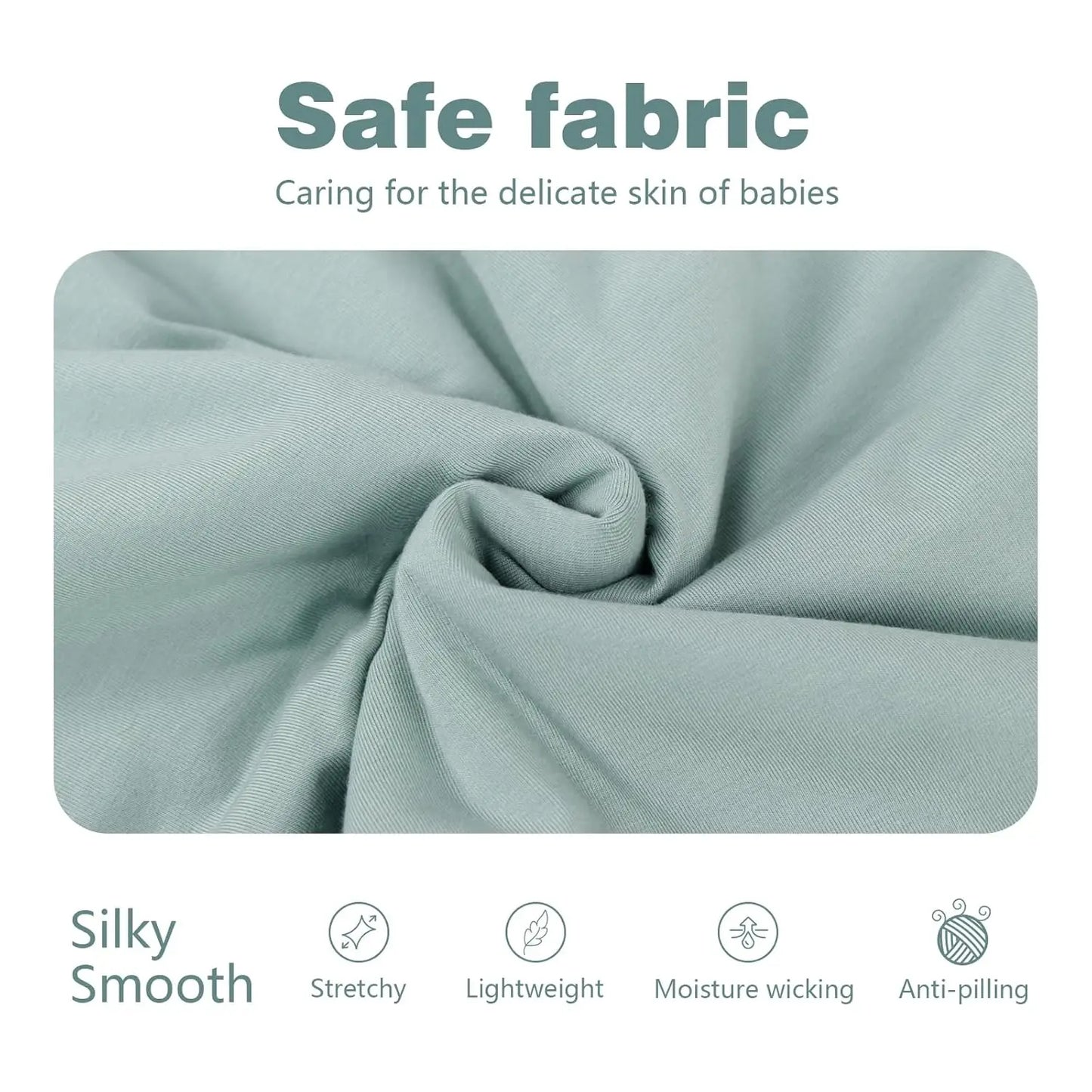 Unisex Baby Sleep Sack Wearable Blanket With Two Way Zipper