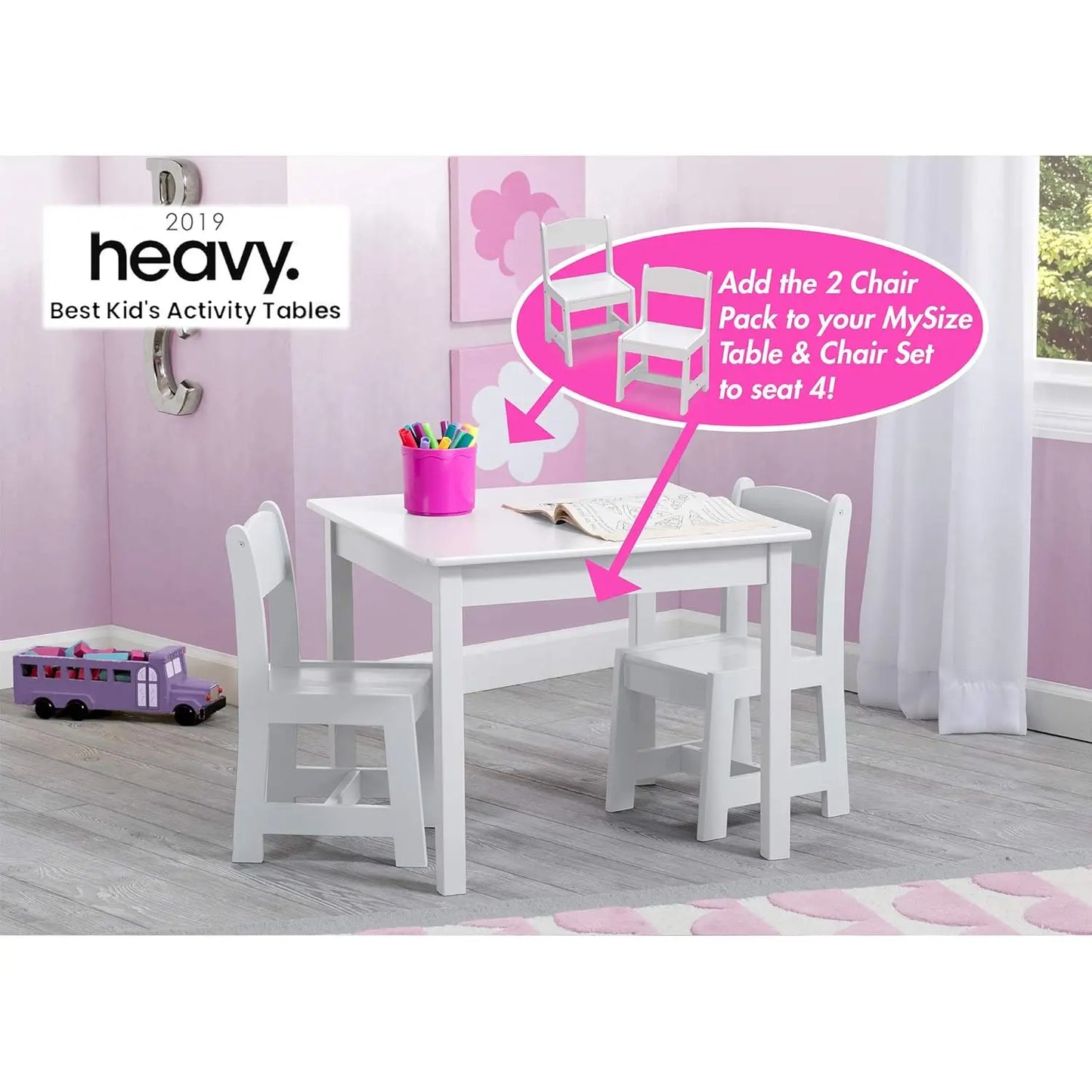 Kids Wood Table And Chair Set Greenguard Gold Certified