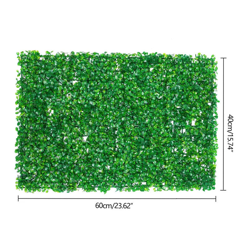 Artificial Hedge Panels 12 Pack For Wall Decor And Garden
