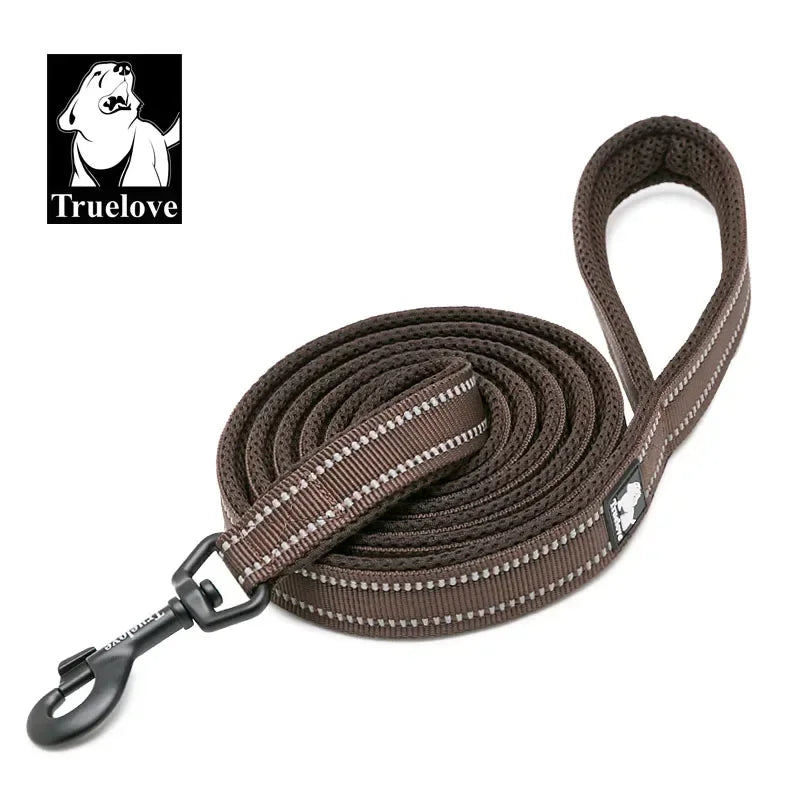 Truelove Reflective Padded Nylon Leash For Dogs And Cats