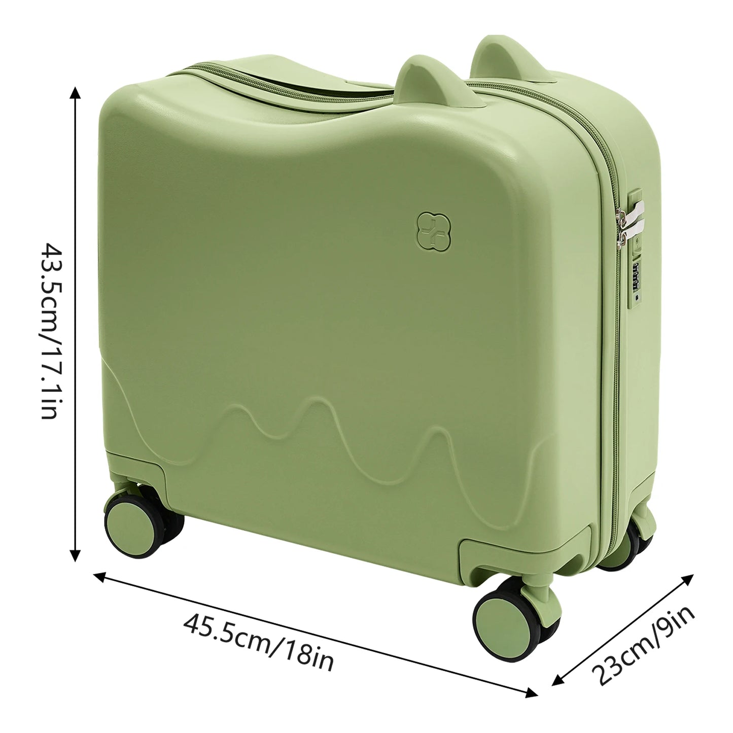 Kids Sit And Ride Luggage Case For Travel Durable ABS