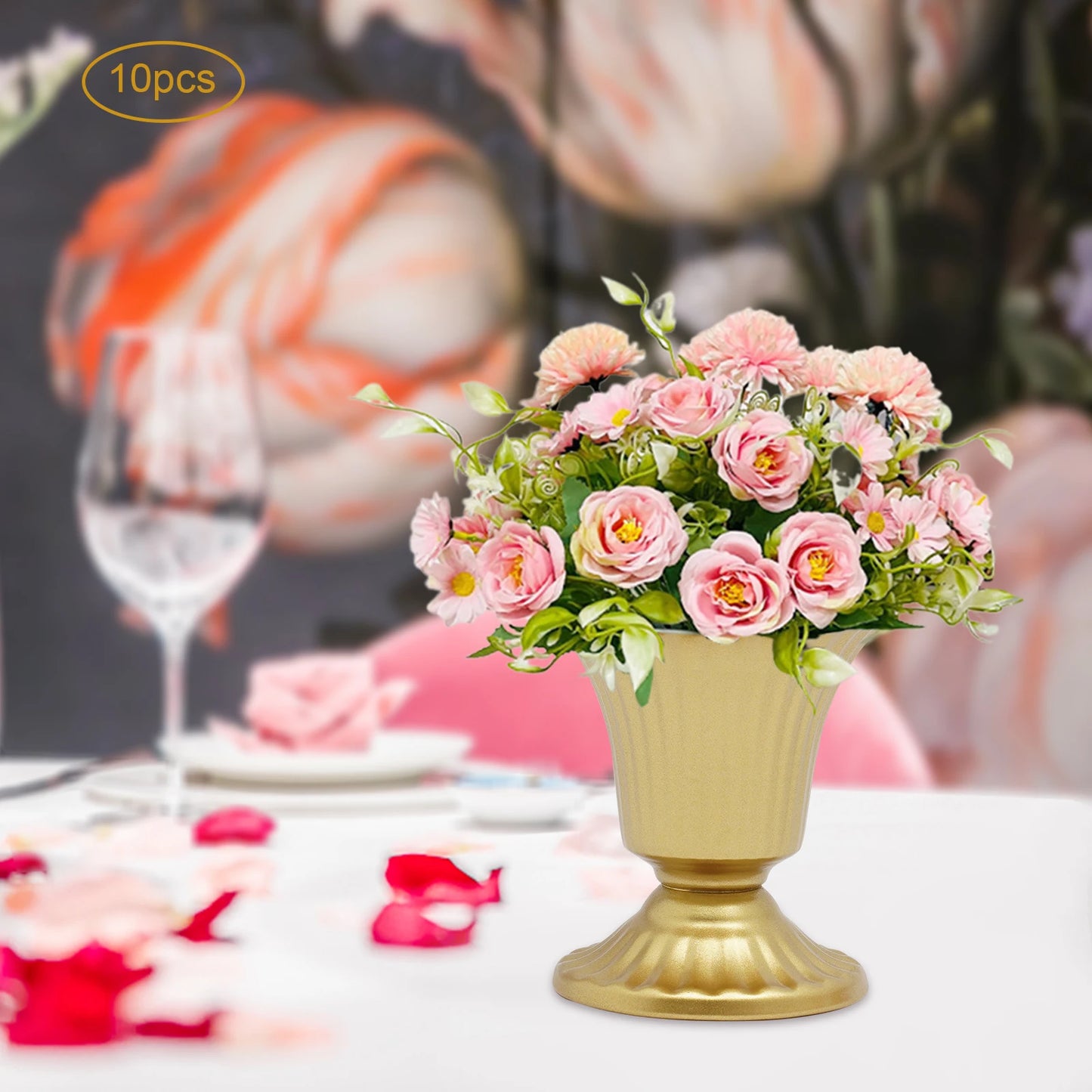 Wedding Table Vases Set 10 Pcs Centerpiece Holders