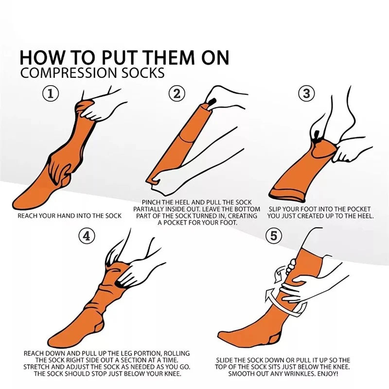 Athletic Compression Socks For Men And Women Varicose Vein Running