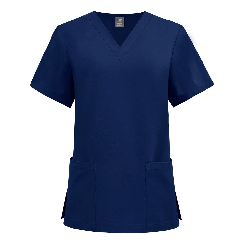NONECN Wholesale Nurse Scrubs Uniform Set Durable Washable Medical Workwear