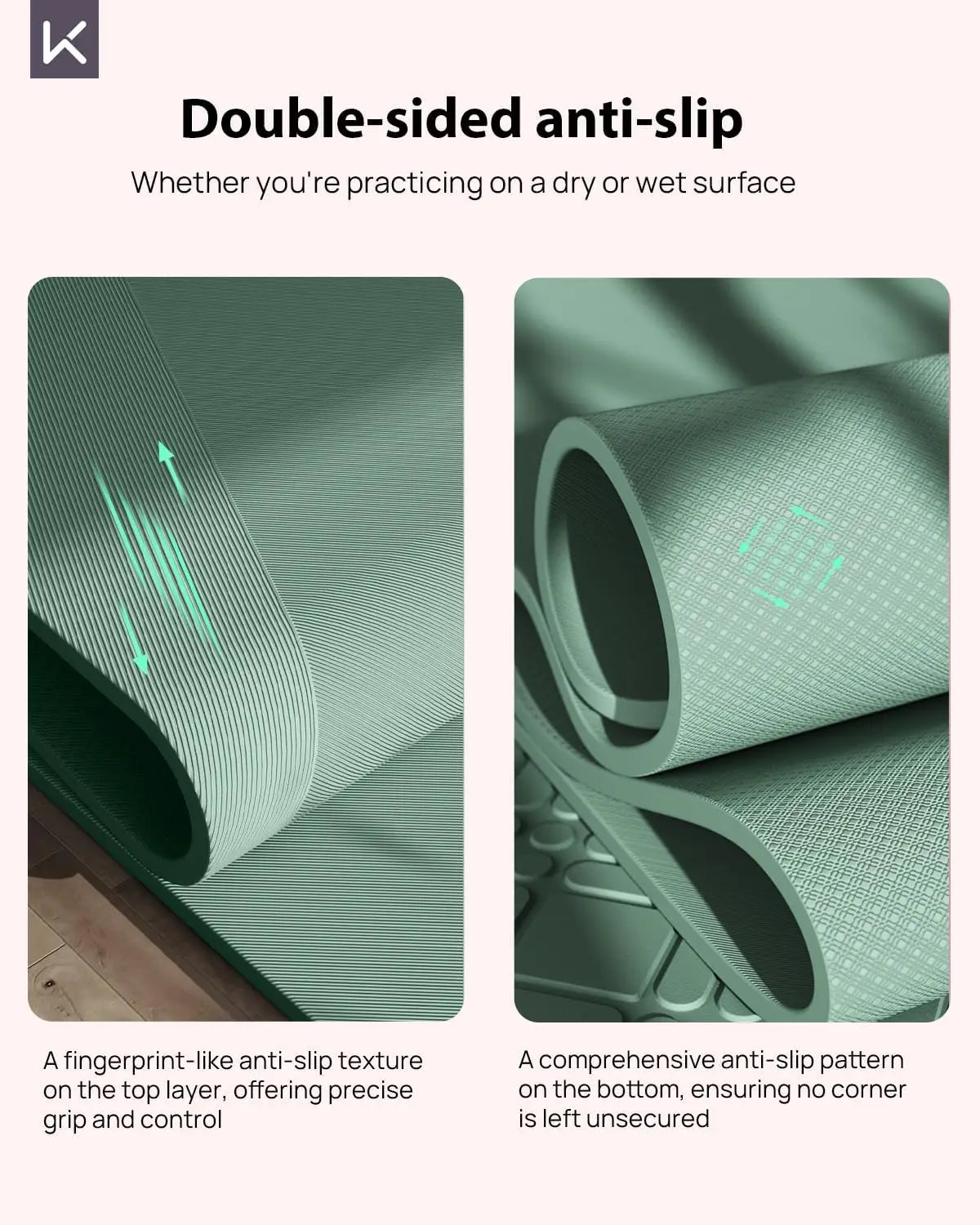 Non-Slip Eco-Friendly Yoga Mat For Pilates And Fitness