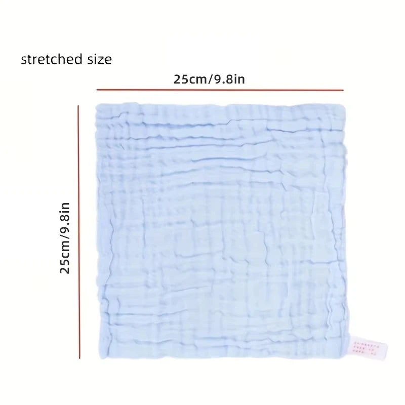 Baby Muslin Washcloths For Newborns Gentle Facial Towels